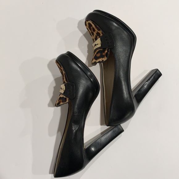 MICHAEL KORS Tierlyn Platform Heels Sz 9 1/2M - Picture 4 of 8